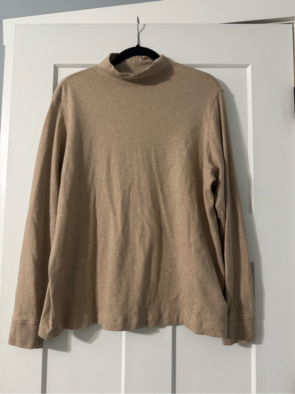 Land’s End Women’s Mock Neck- Beige